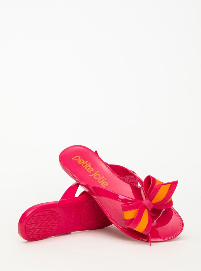 Chinelo Petite Jolie Lucky Pink/Laranja PJ5533