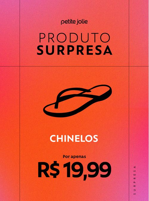 Chinelo Surpresa Petite Jolie