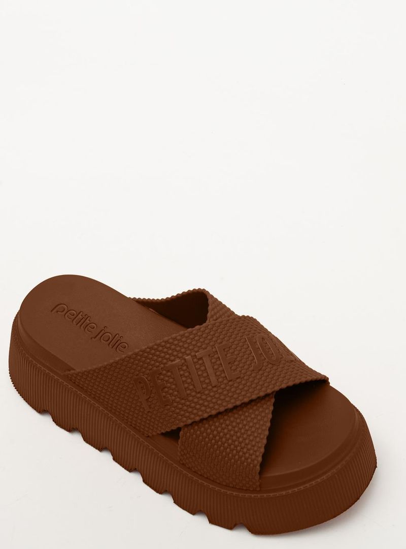 Tamanco Petite Jolie Smash Up Chocolate PJ7588