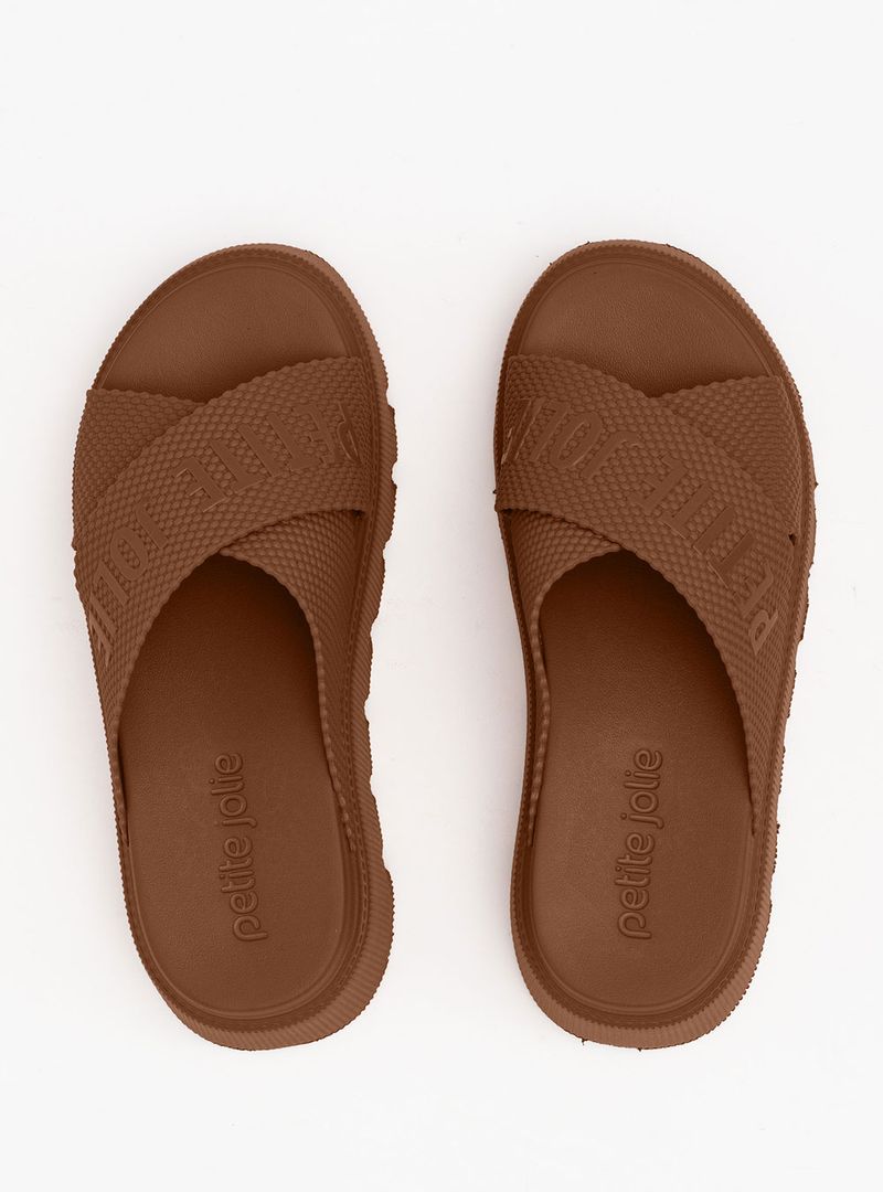 Tamanco Petite Jolie Smash Up Chocolate PJ7588