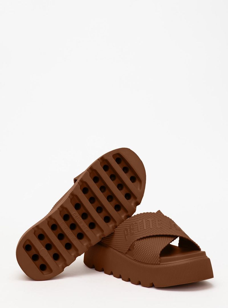 Tamanco Petite Jolie Smash Up Chocolate PJ7588