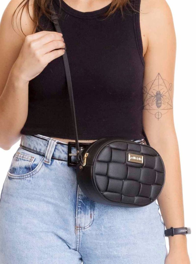 Bolsa Petite Jolie Jill Preto PJ10411