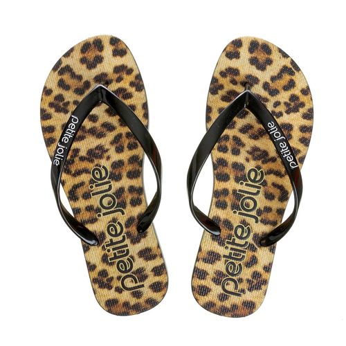 Chinelo Petite Jolie Fresh Preto/Sola Preto/Onça 4 PJ6969