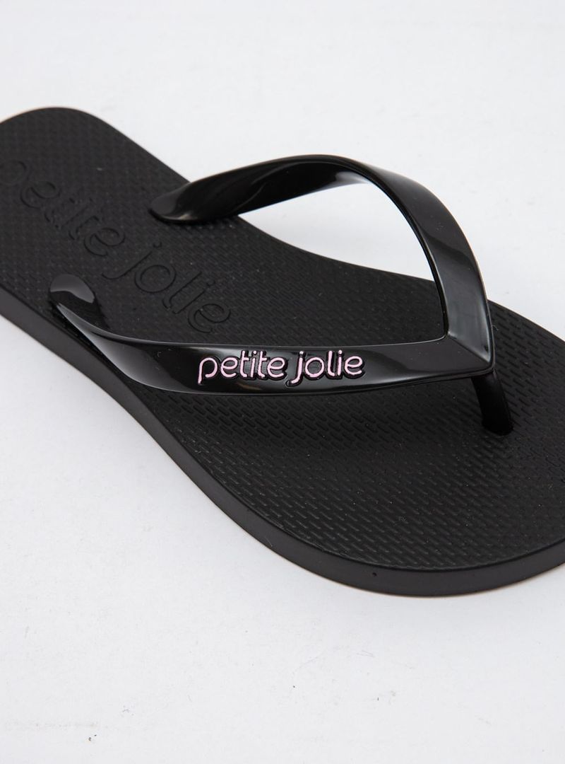 Chinelo Infantill Petite Jolie Fresh IN Preto PJ6901IN