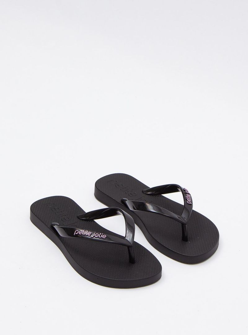 Chinelo Infantill Petite Jolie Fresh IN Preto PJ6901IN