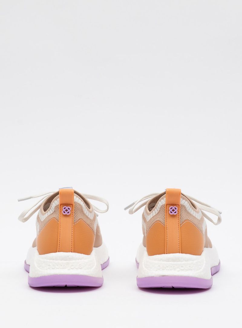 Tênis Petite Jolie Puff Sneaker White/Lilac PJ7130