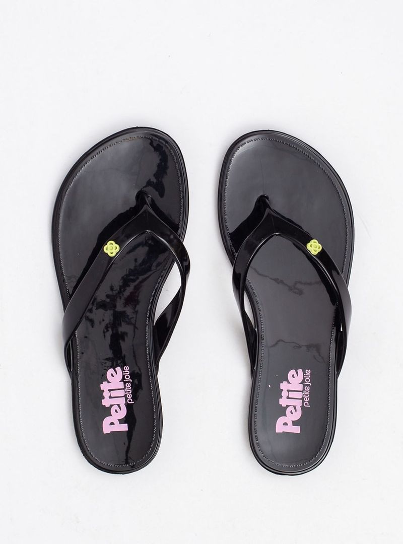 Chinelo IN Petite Jolie Lucky IN Preto/Bubble Pink PJ4420IN