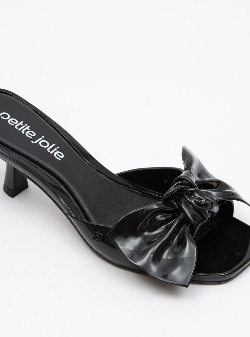 Tamanco Petite Jolie Icon Preto PJ7363