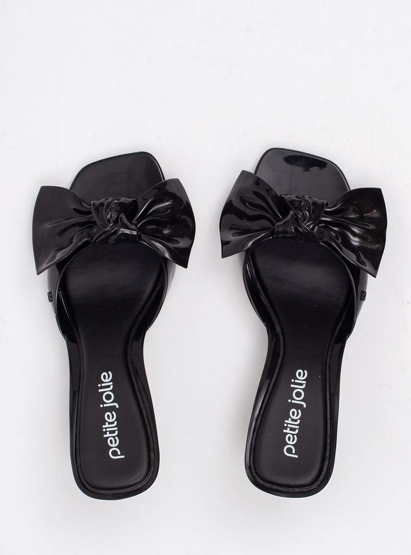 Tamanco Petite Jolie Icon Preto PJ7363