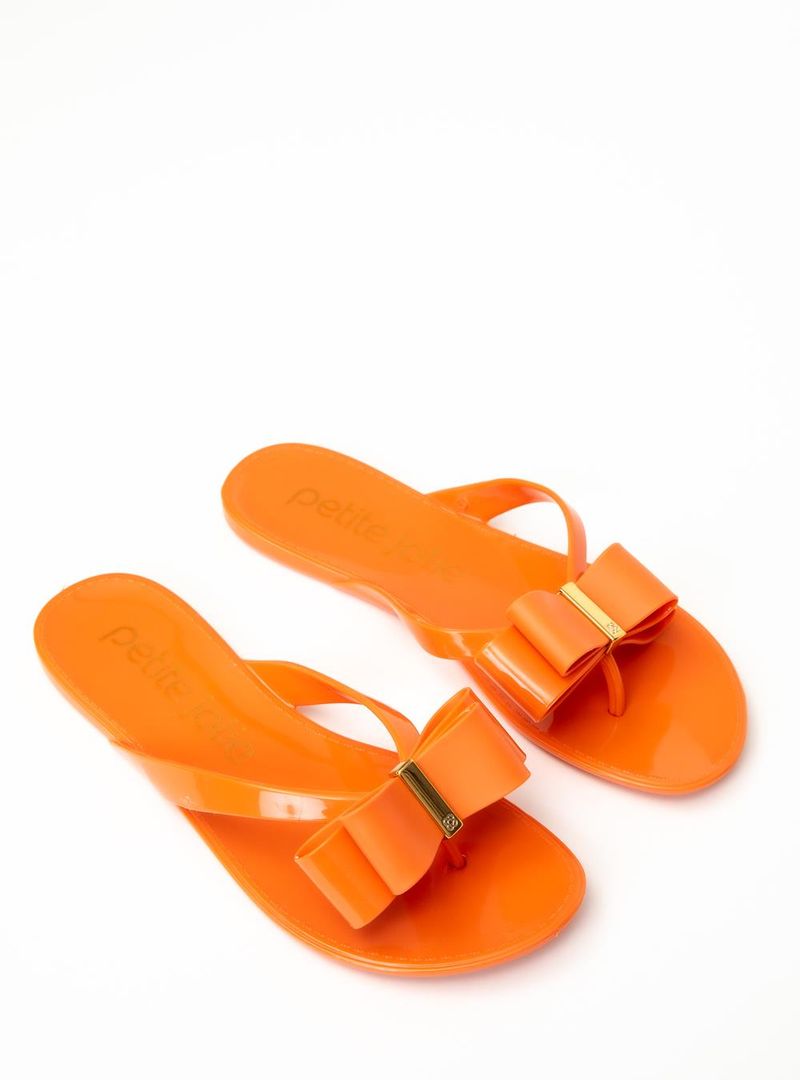 Chinelo Petite Jolie Lucky Laranja Tangerina PJ5585