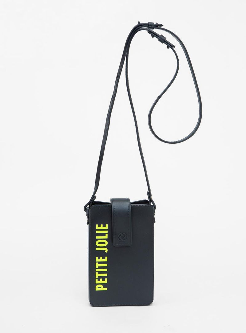 Bolsa Petite Jolie Phone Case II Preto PJ10729