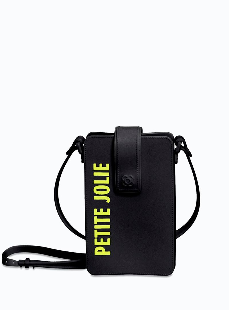 Bolsa Petite Jolie Phone Case II Preto PJ10729