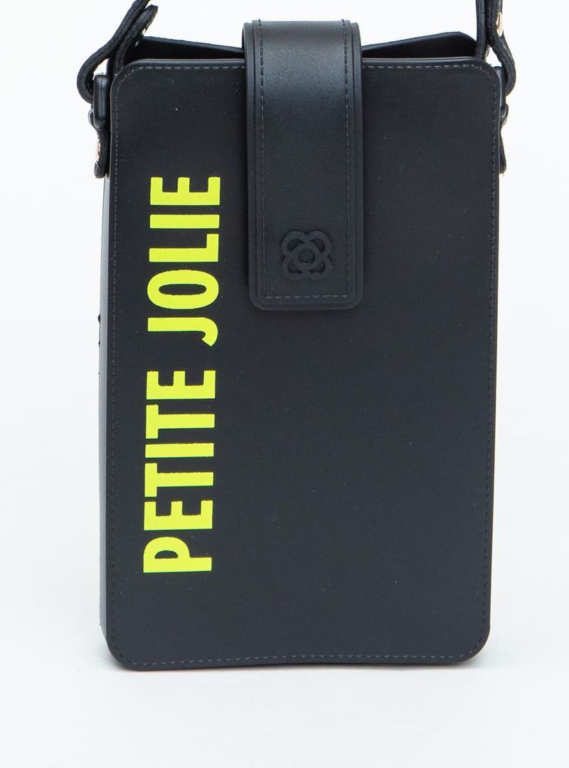 Bolsa Petite Jolie Phone Case II Preto PJ10729