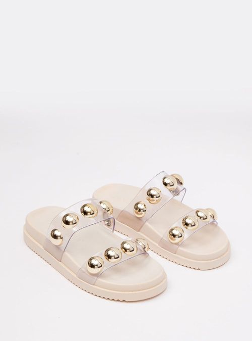 Chinelo Petite Jolie Ice Translucido/Marfim PJ7186