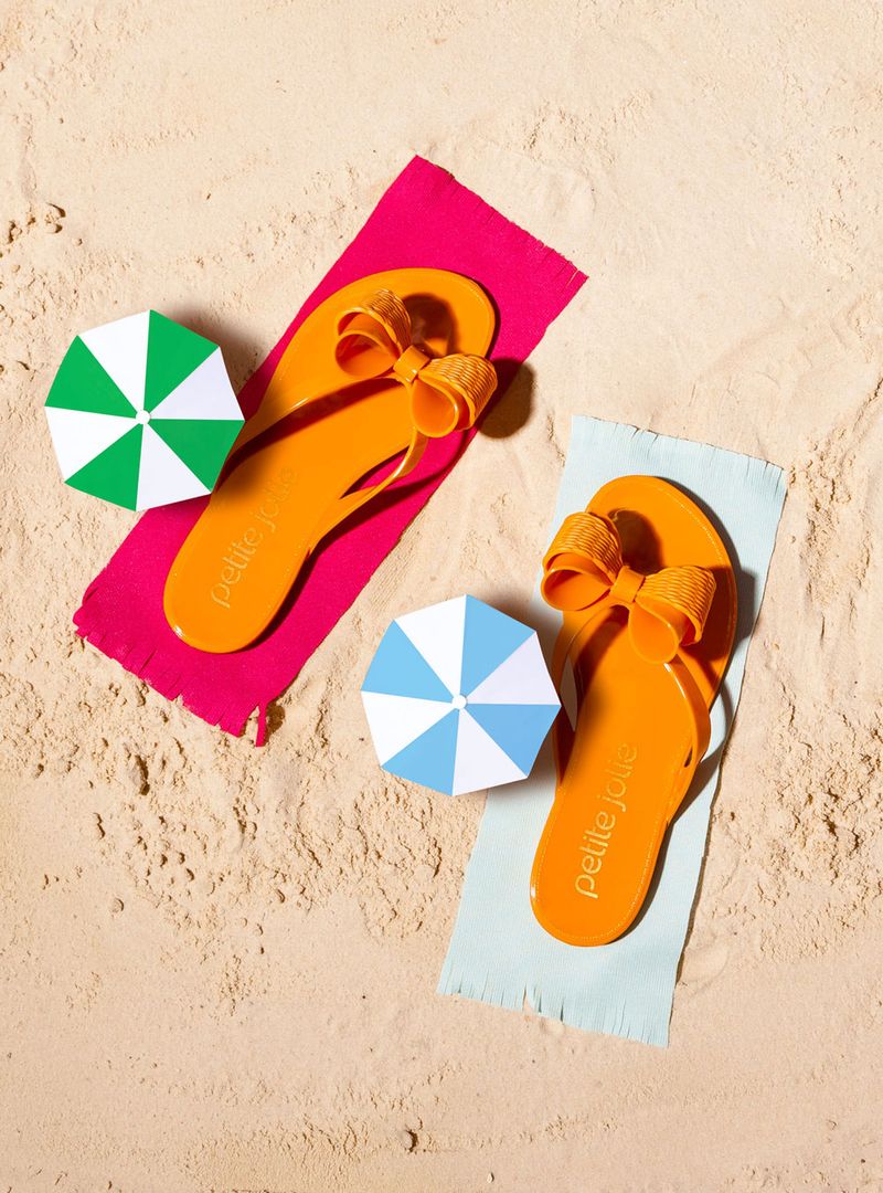 Chinelo Petite Jolie Lucky Laranja New PJ6304