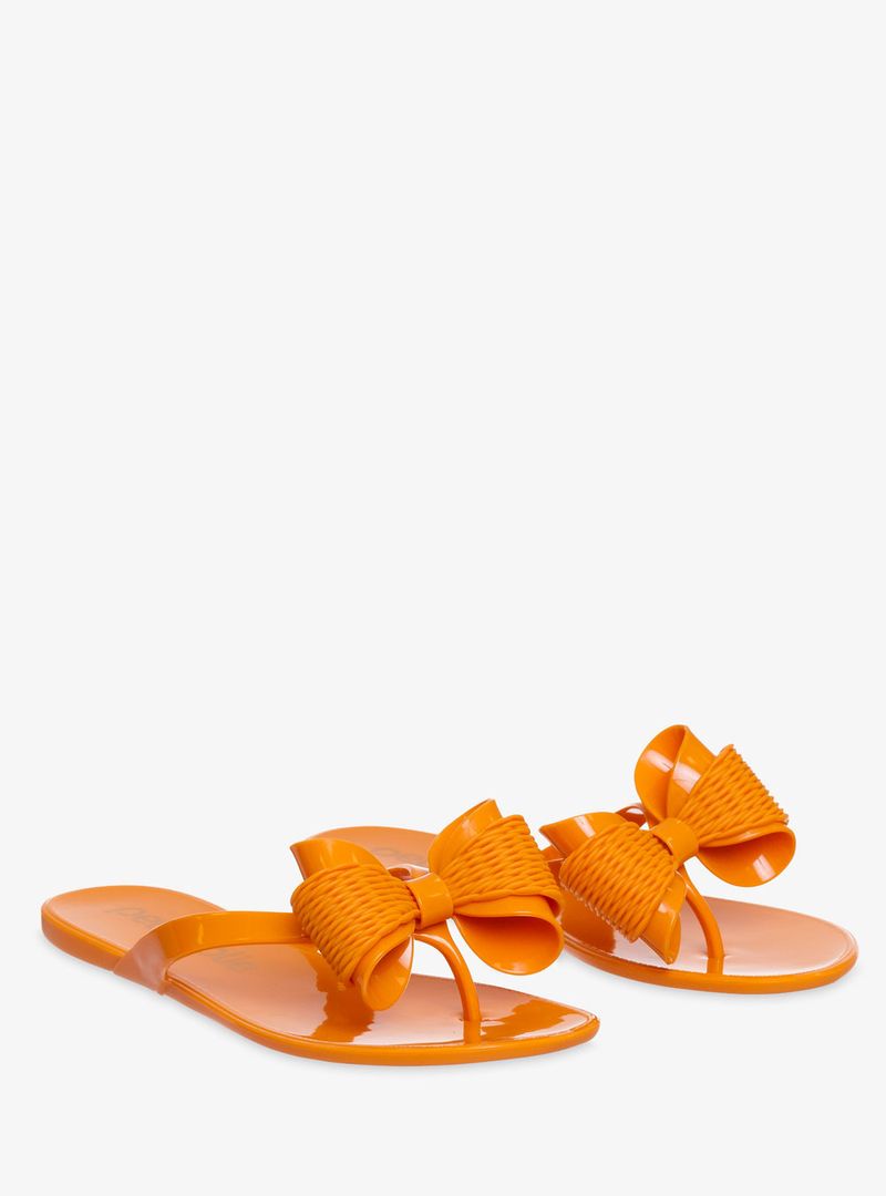 Chinelo Petite Jolie Lucky Laranja New PJ6304