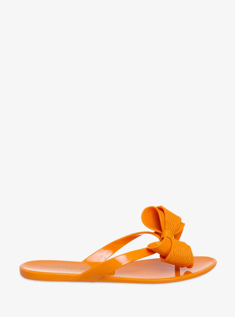 Chinelo Petite Jolie Lucky Laranja New PJ6304