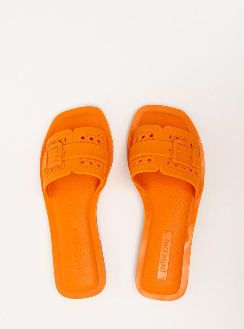 Chinelo Petite Jolie Freshy Laranja/Camel PJ6222