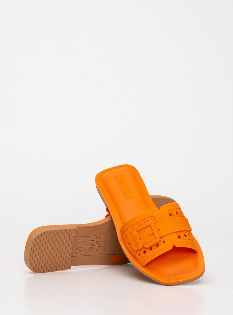 Chinelo Petite Jolie Freshy Laranja/Camel PJ6222