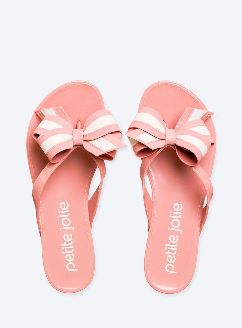 Chinelo Petite Jolie Lucky Rosa Antigo PJ5533