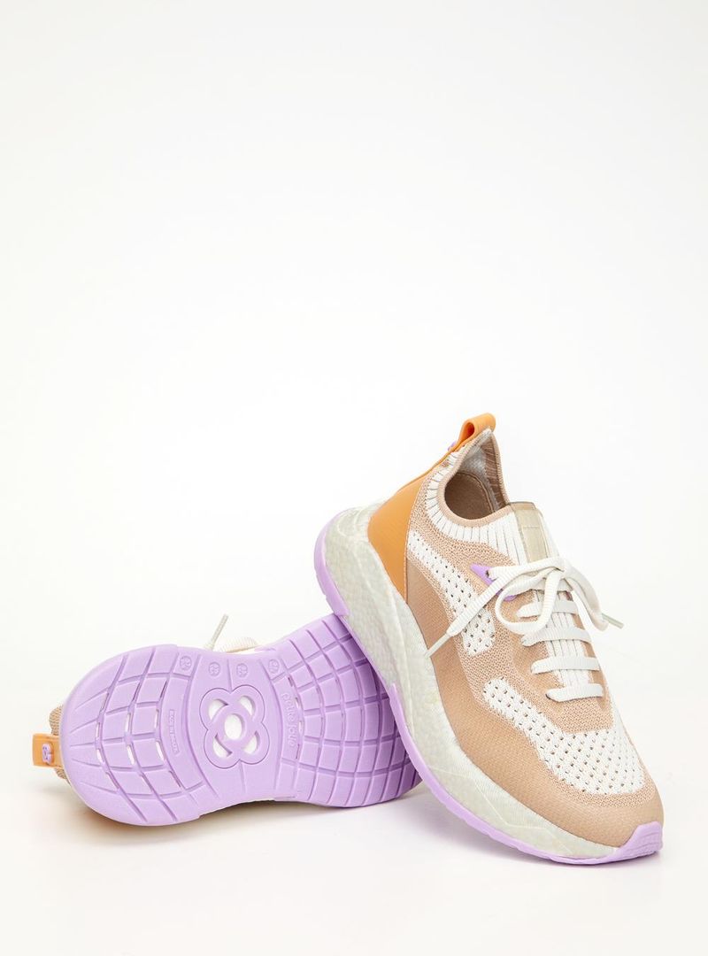 Tênis Petite Jolie Puff Sneaker White/Lilac PJ7130