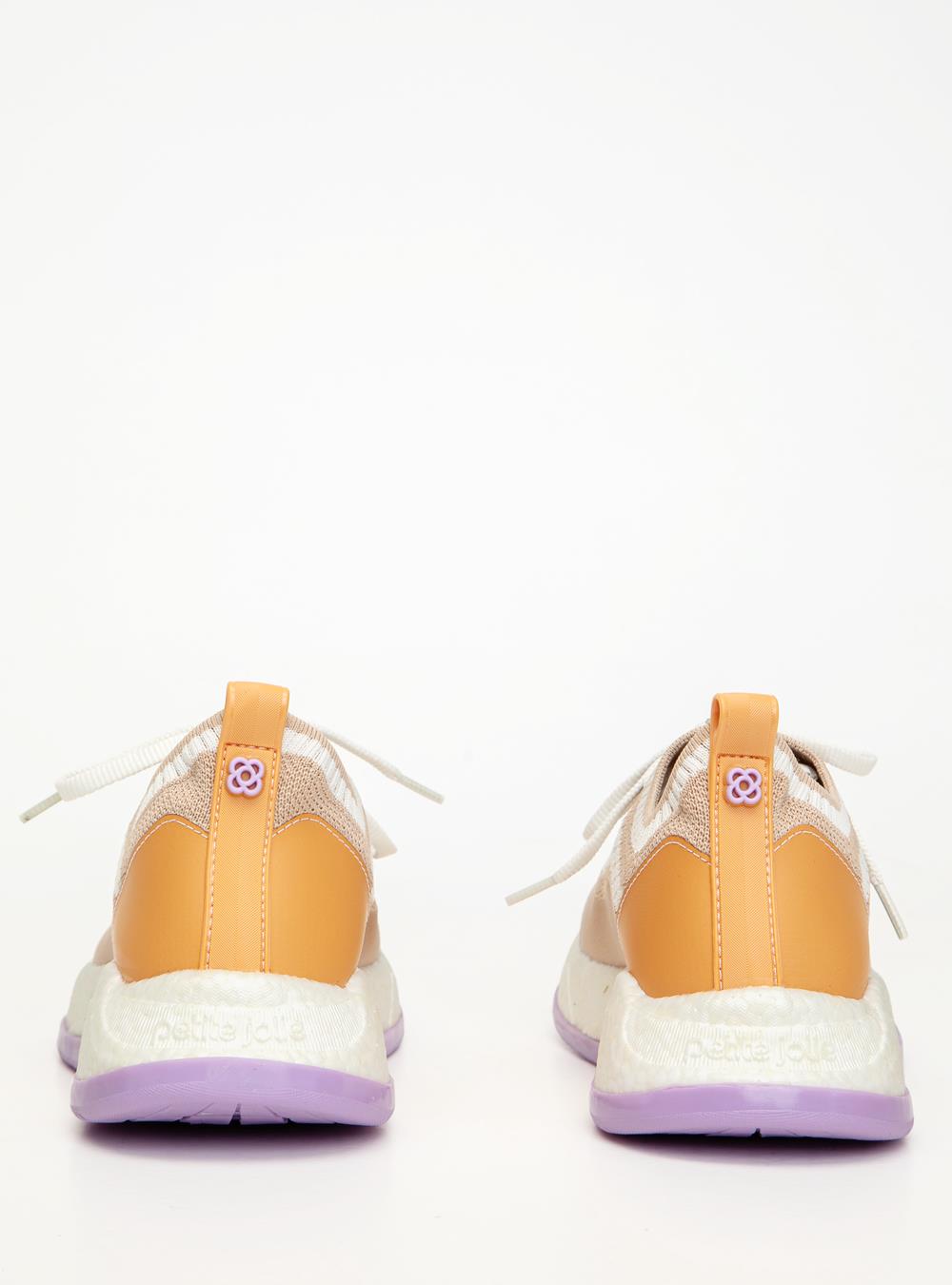 Tênis Petite Jolie Puff Sneaker White/Lilac PJ7130