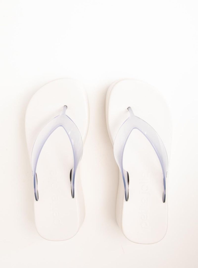 Chinelo Petite Jolie Plus II Translúcido/White PJ7703