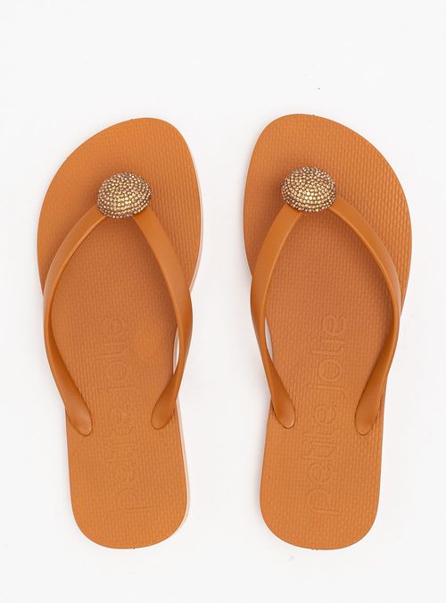 Chinelo Petite Jolie Fresh Doce De Leite PJ7677