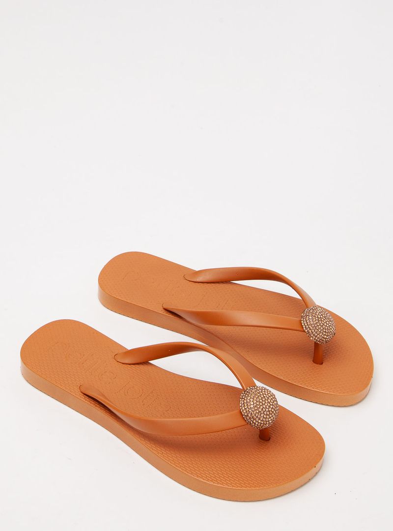 Chinelo Petite Jolie Fresh Doce De Leite PJ7677
