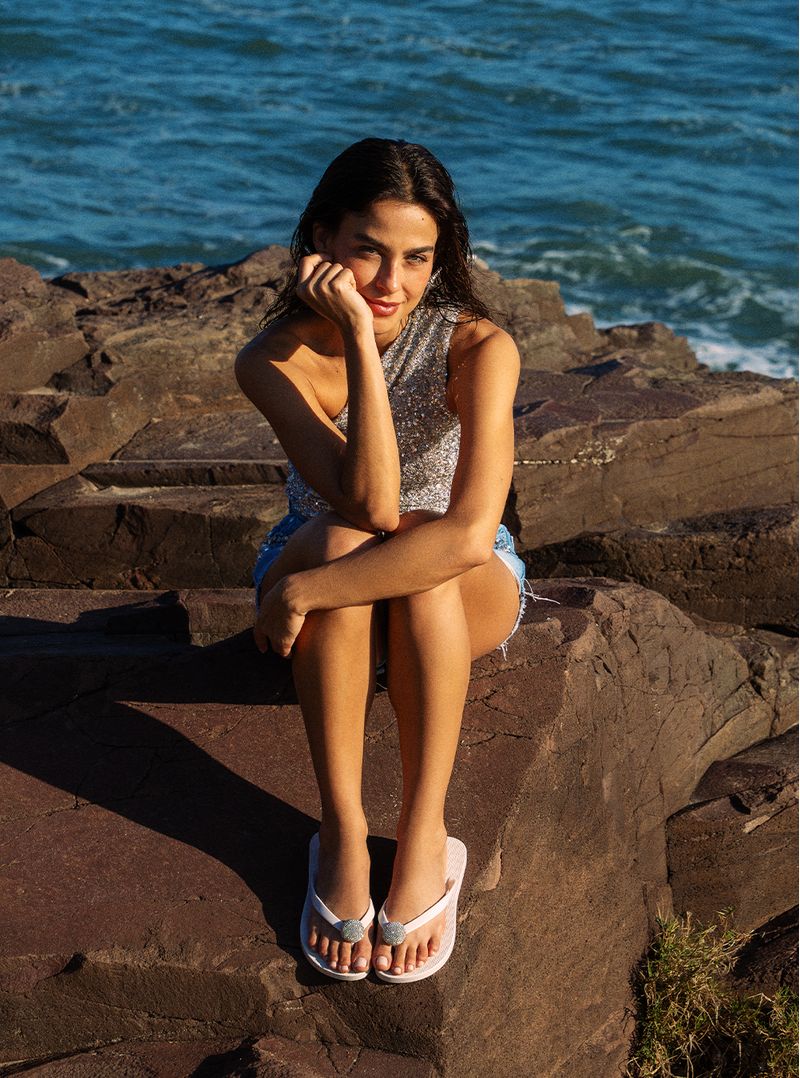 Chinelo Petite Jolie Fresh White PJ7677