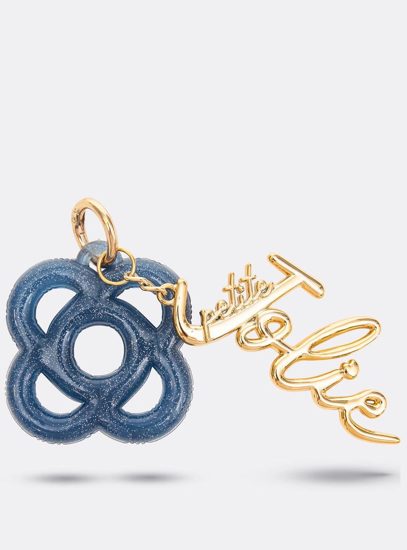 Chaveiro Petite Jolie Glitter Dark Blue PJ20272