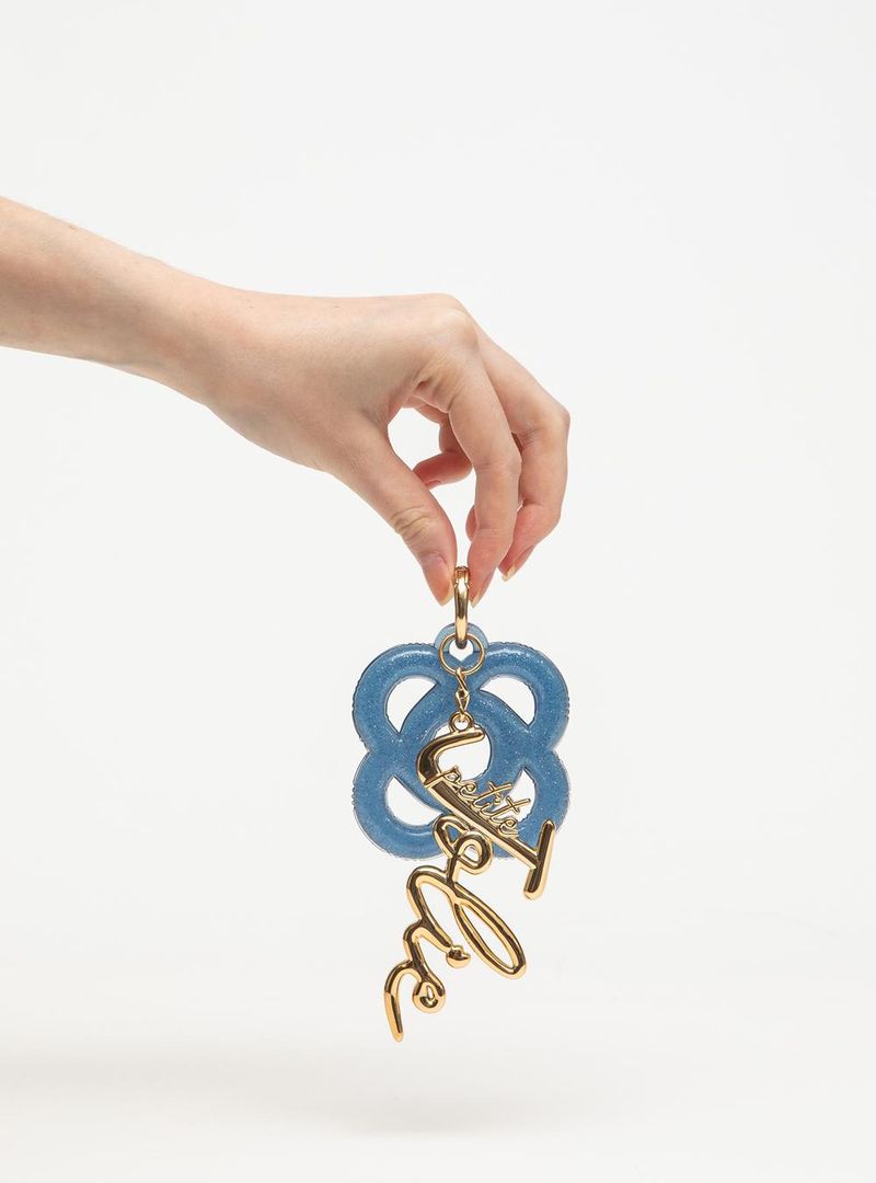 Chaveiro Petite Jolie Glitter Dark Blue PJ20272