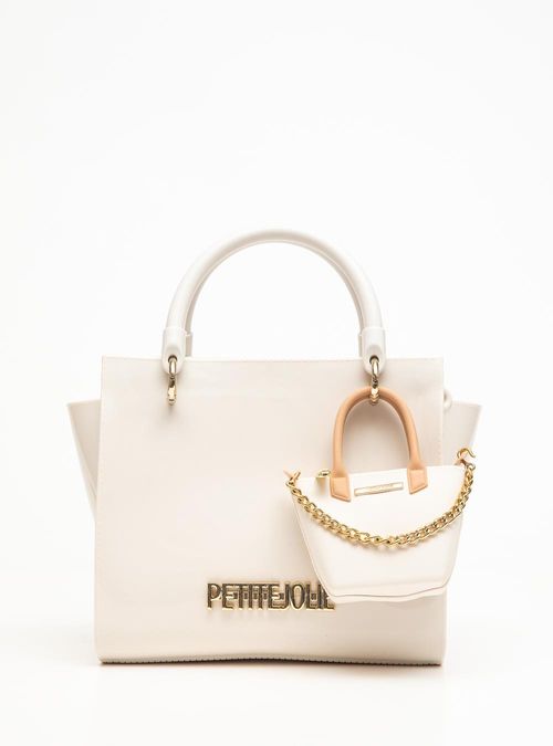 Acessório Petite Jolie Mini Shopping Creme PJ20302