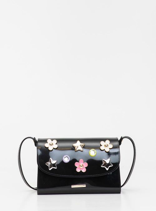 Bolsa Infantil Petite Jolie Alicia In Preto PJ11382IN