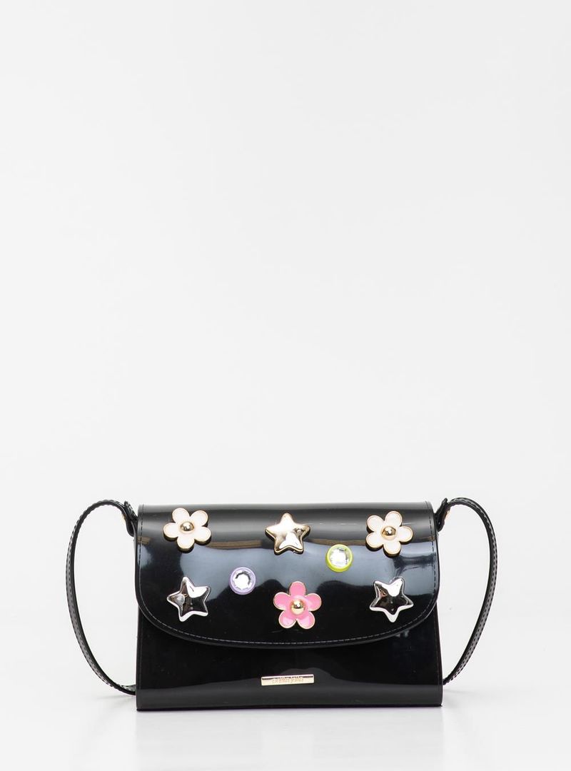 Bolsa Infantil Petite Jolie Alicia In Preto PJ11382IN