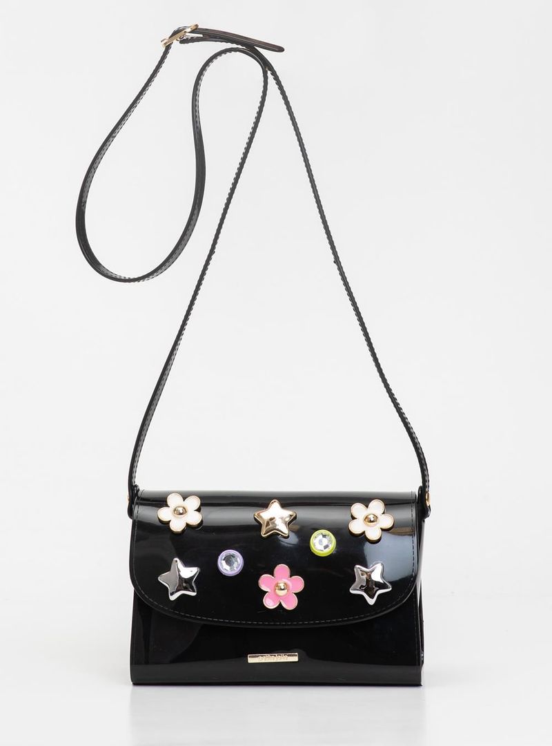 Bolsa Infantil Petite Jolie Alicia In Preto PJ11382IN