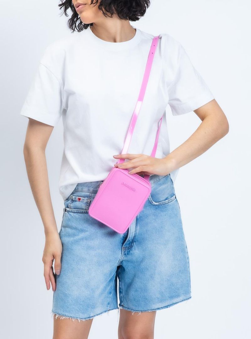 Bolsa Petite Jolie Cross III Chiclete PJ10362III