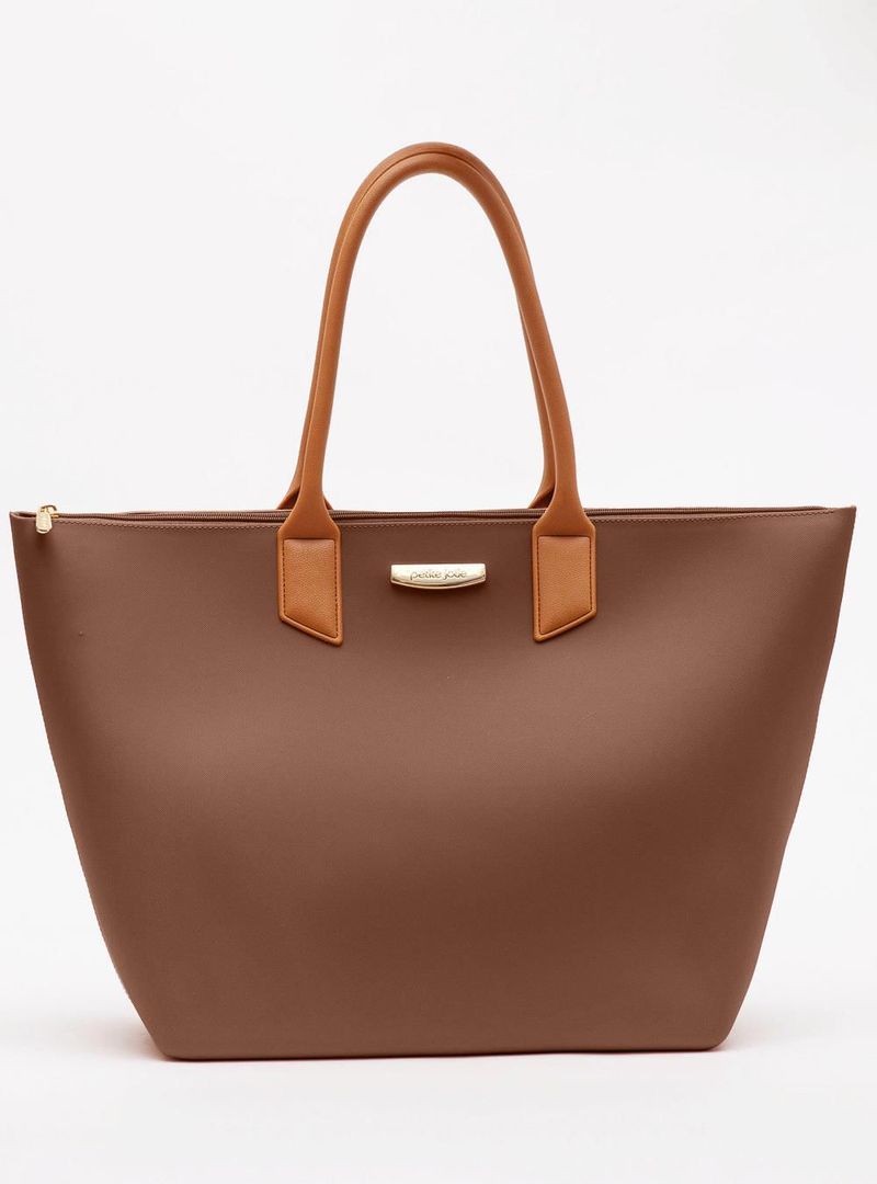 Bolsa Petite Jolie Big Shopping Chocolate PJ11275