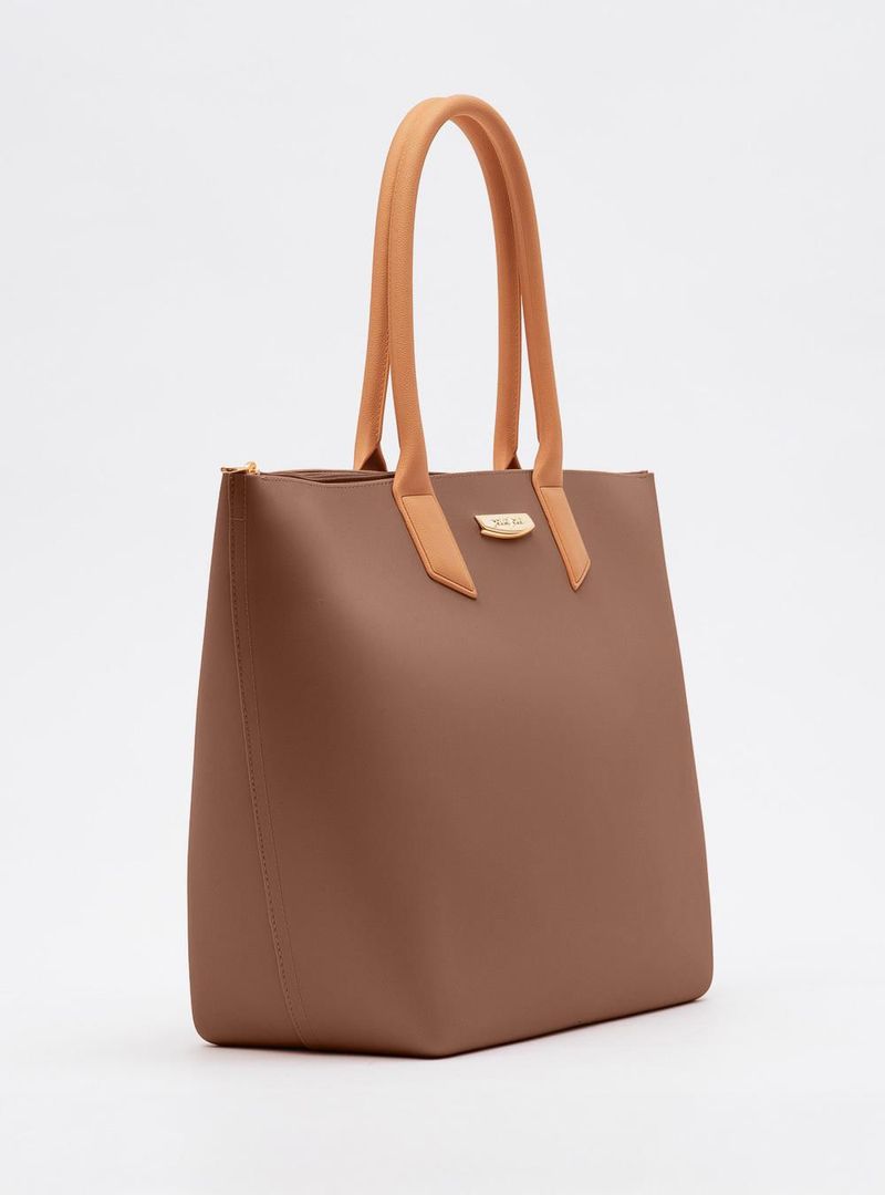 Bolsa Petite Jolie Big Shopping Chocolate PJ11275