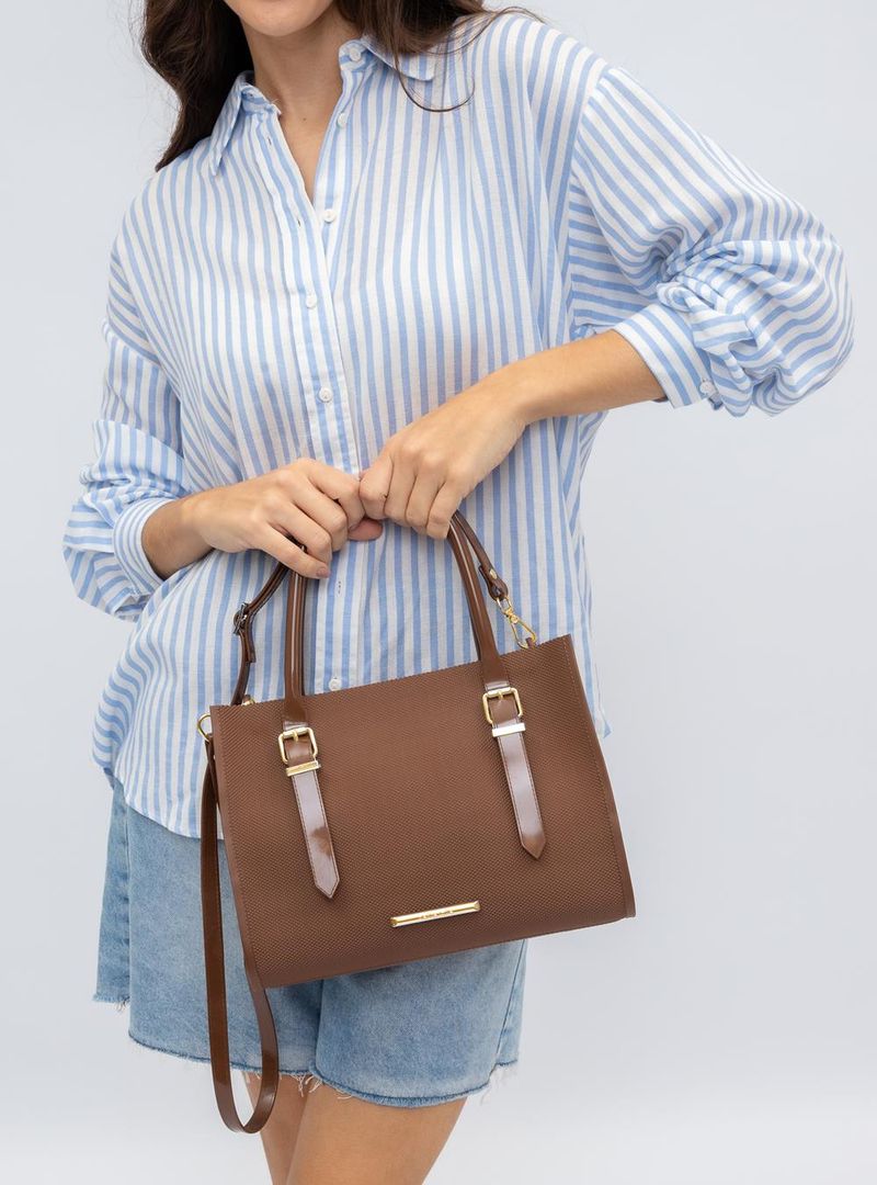 Bolsa Petite Jolie Heaven Chocolate/Ouro PJ11160