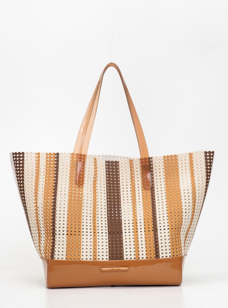 Bolsa Petite Jolie Ibiza Creme/Doce De Leite PJ11286