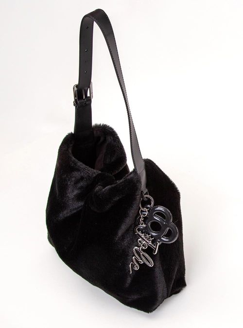 Bolsa Petite Jolie Fluffy Bag Preto PJ11376