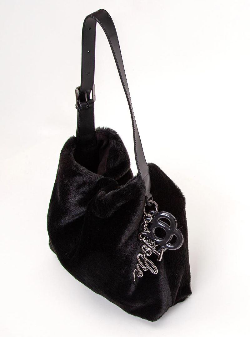 Bolsa Petite Jolie Fluffy Bag Preto PJ11376