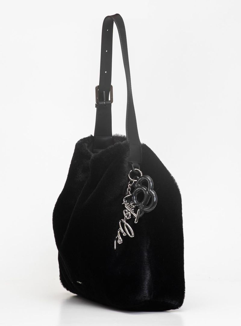 Bolsa Petite Jolie Fluffy Bag Preto PJ11376