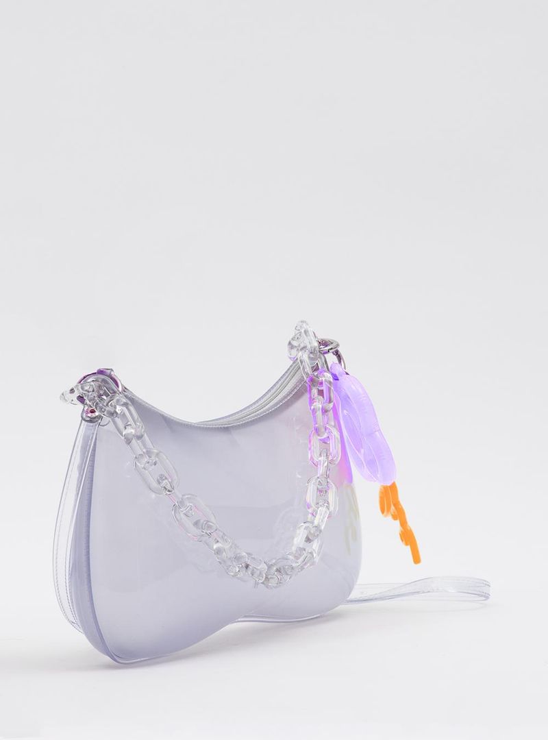 Bolsa Petite Jolie Icon Bag Translúcido/Lilac PJ11182