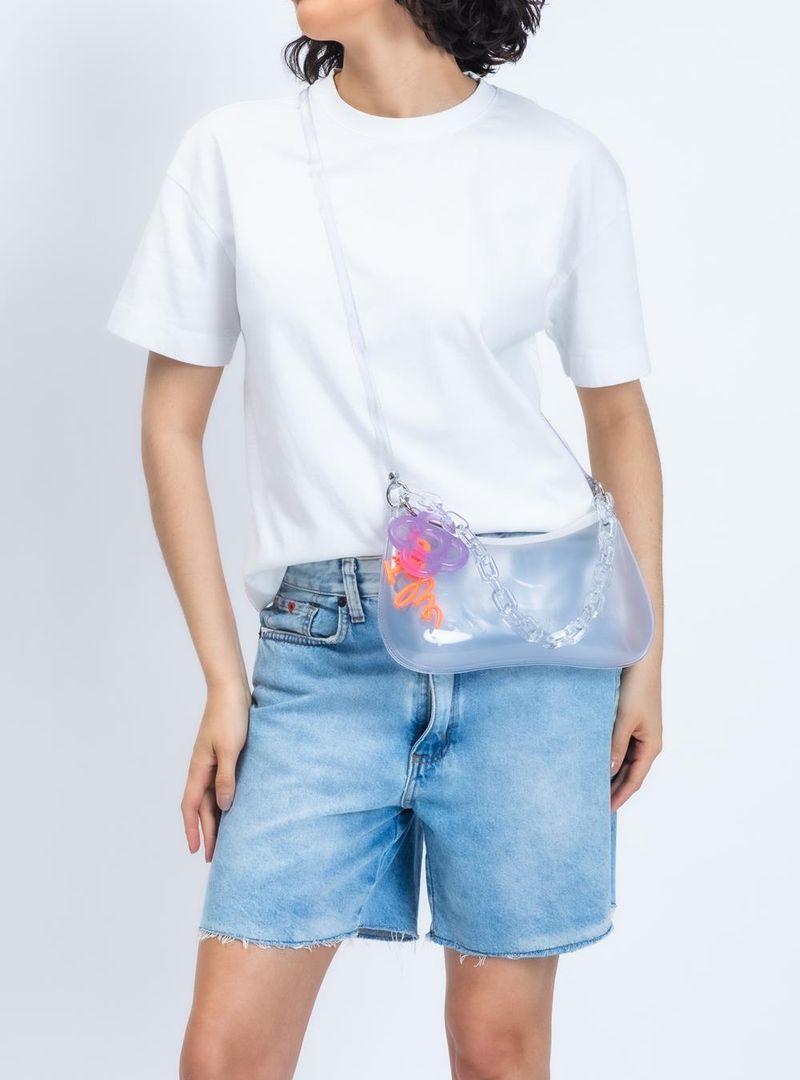 Bolsa Petite Jolie Icon Bag Translúcido/Lilac PJ11182