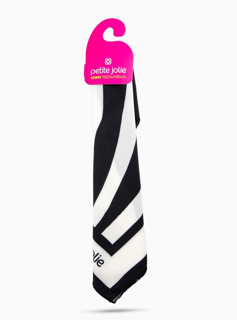 Lenço Petite Jolie Maxi Zebra PJ20085