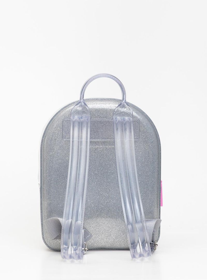 Mochila Infantil Lizzy In Full Glitter Prata PJ10582IN