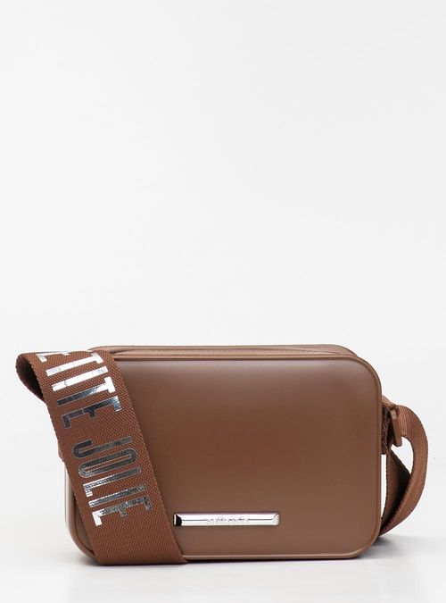 Bolsa Petite Jolie Pop Matte Chocolate/Ouro PJ11295