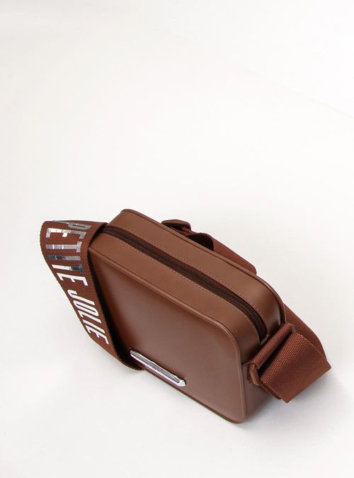 Bolsa Petite Jolie Pop Matte Chocolate/Ouro PJ11295